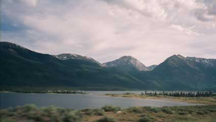 Mountains, Trees, and a Lake