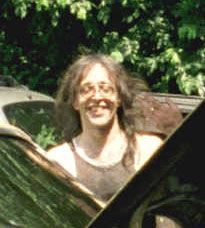 Larry Boyd backstage at Mandelbrot Sets 2000
